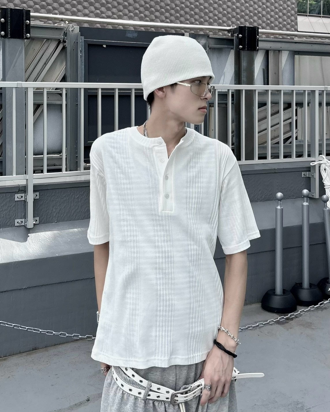 受注制【nmtc+】Max Tilt Metal Frame Sunglasses
