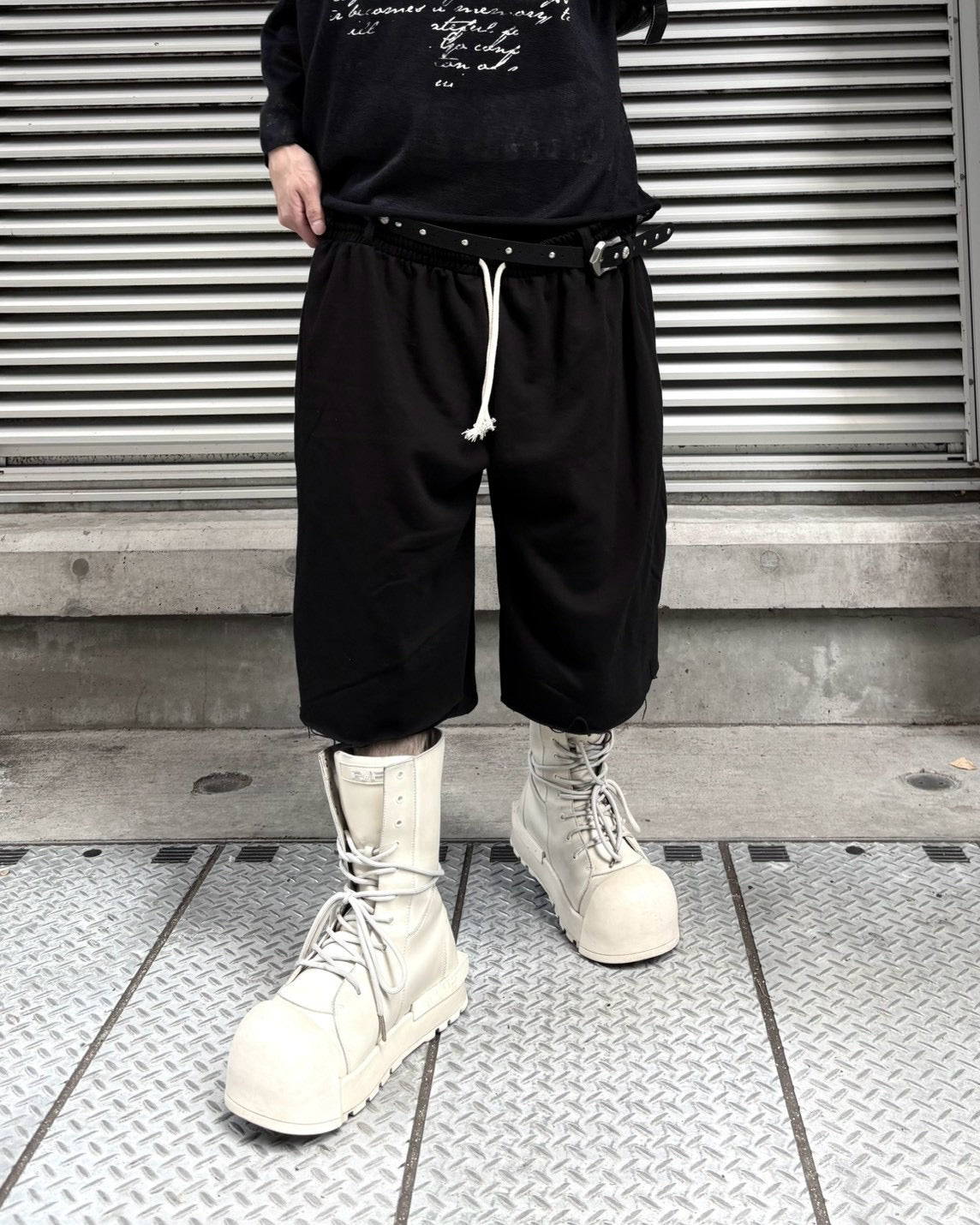 受注制【nmtc+】Double Waist Bermuda Pants (2color)