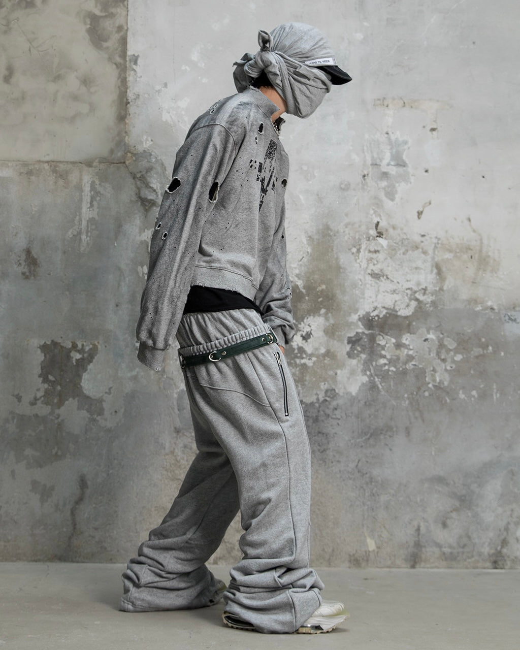 【roaringrad】Layered Waist Sweat Pants