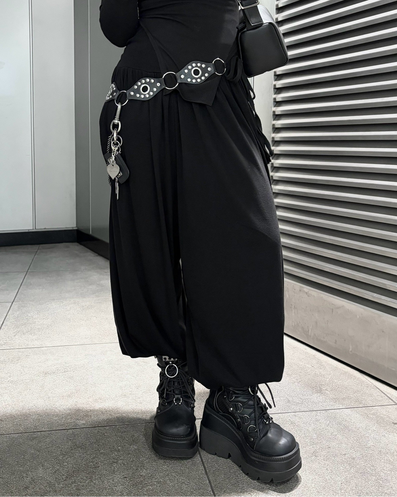 受注制【nmtc+】sweat sarouel pants (3color)
