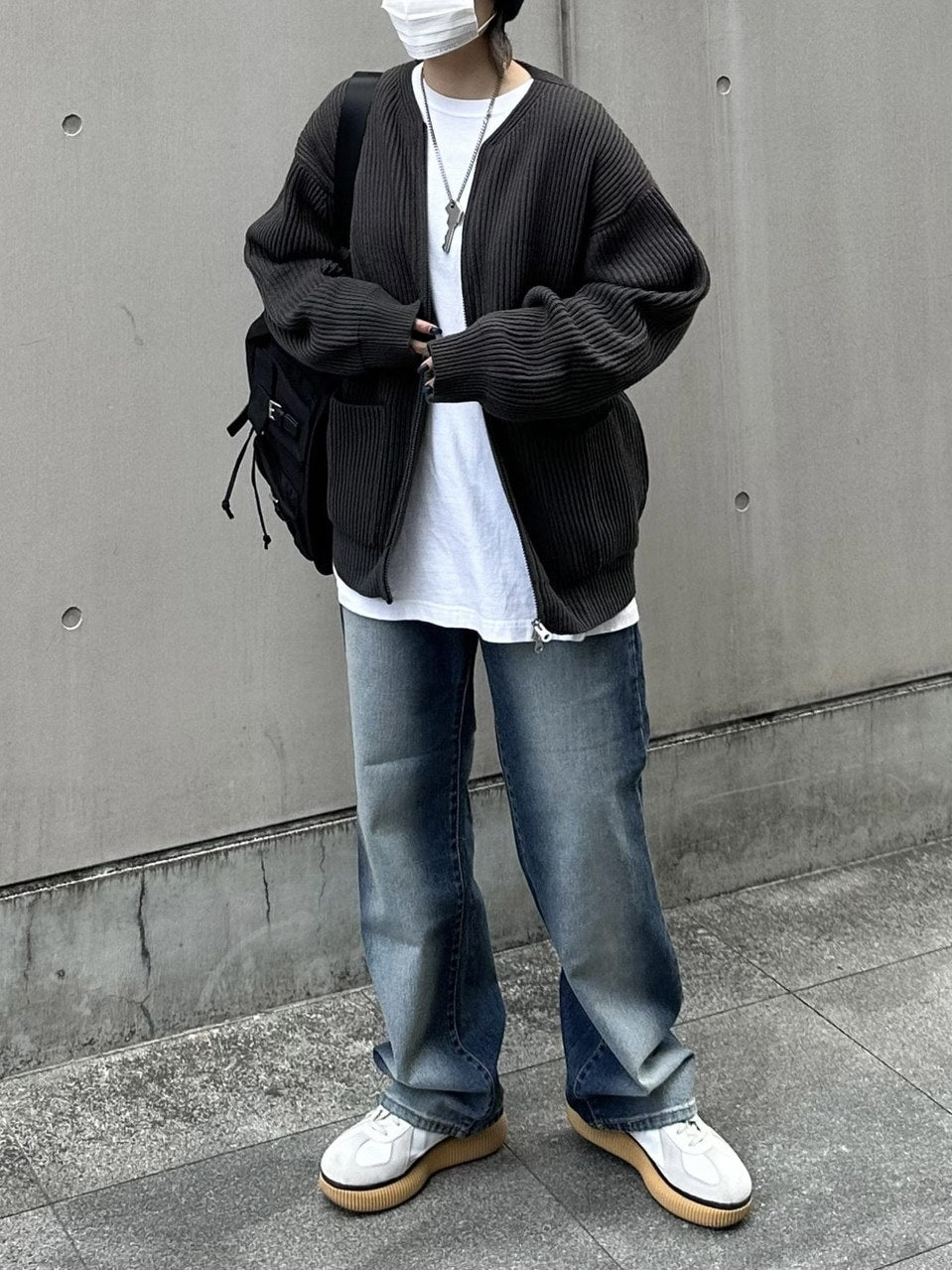 【Chikashitsu +】vintage wash denim pants (2color) / 【チカシツプラス】ヴィンテージウォッシュデニムパンツ