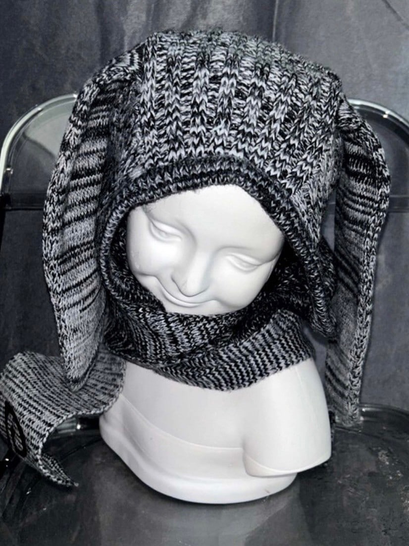 【DILETTANTISME】RABBIT EAR BALACLAVA MUFFLER