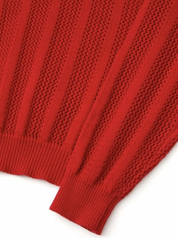 【DNSR】Meshed Crop Knit