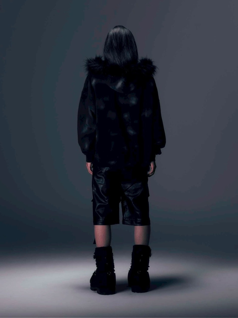 DIG YOUR OWN GRAVE】Желание FUR HOODIE /【ディグユアオウングレイブ