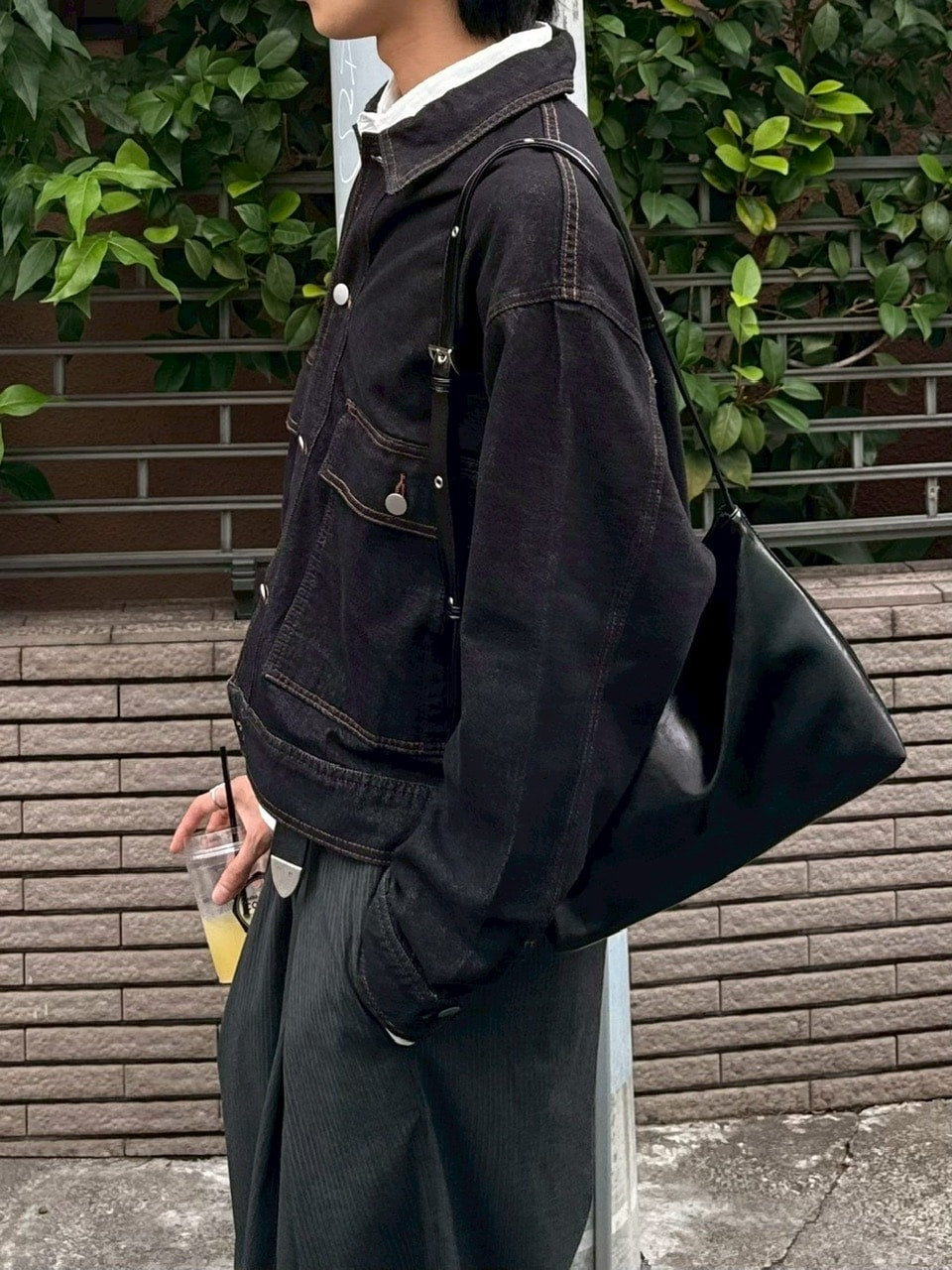 受注制【Chikashitsu +】2 pocket rigid denim jacket / 【チカシツプラス】ツーポケットデニムジャケット (2color)