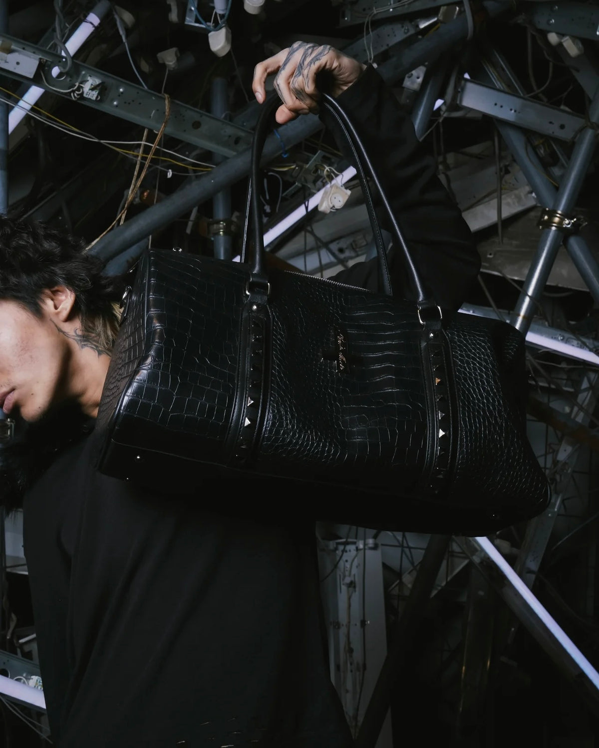 【TYPE SHADE】TYPE CROSS LINE BOSTON BAG