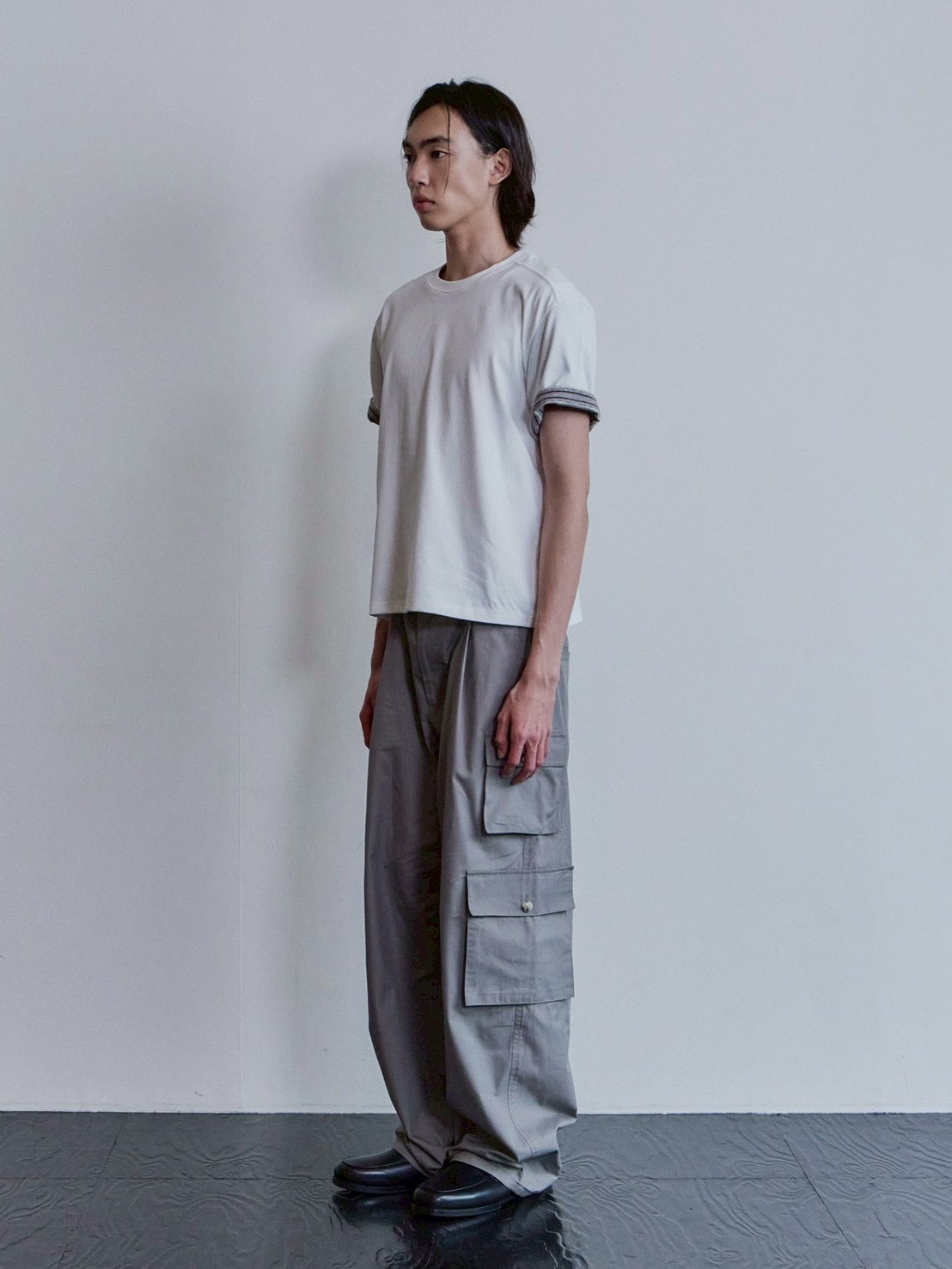 【Waviness】Stripe Layered T-shirts