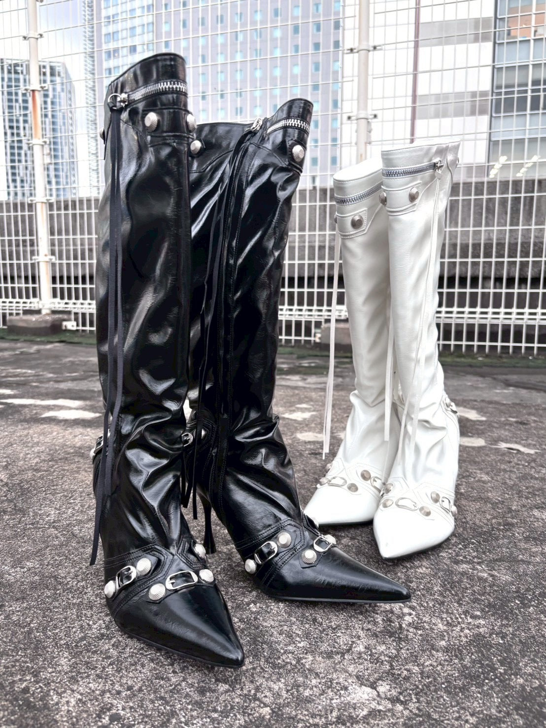 7/11 20:00発売　国際配送【BABY09】Loose Guard  Heel Boots (2color)