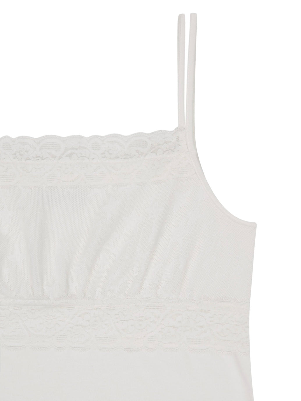 【OJOS】Double Strap Lace Sleevless