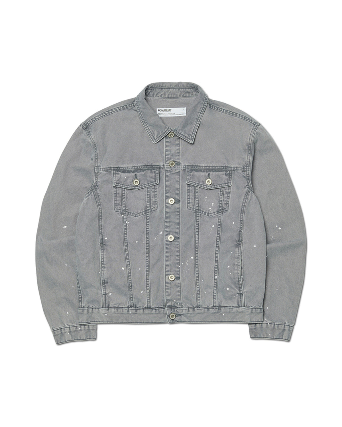 【NOMANUAL】PAINTED TRUCKER JACKET