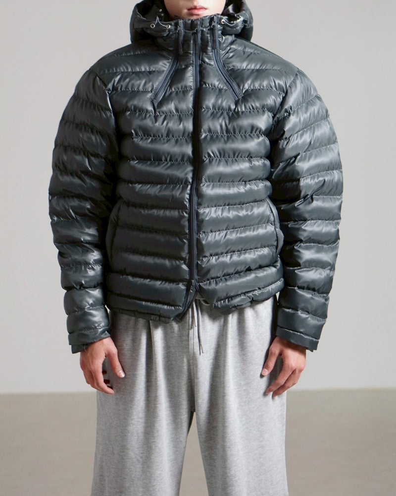 受注制【Chikashitsu +】5 zip puffer jacket (4color)