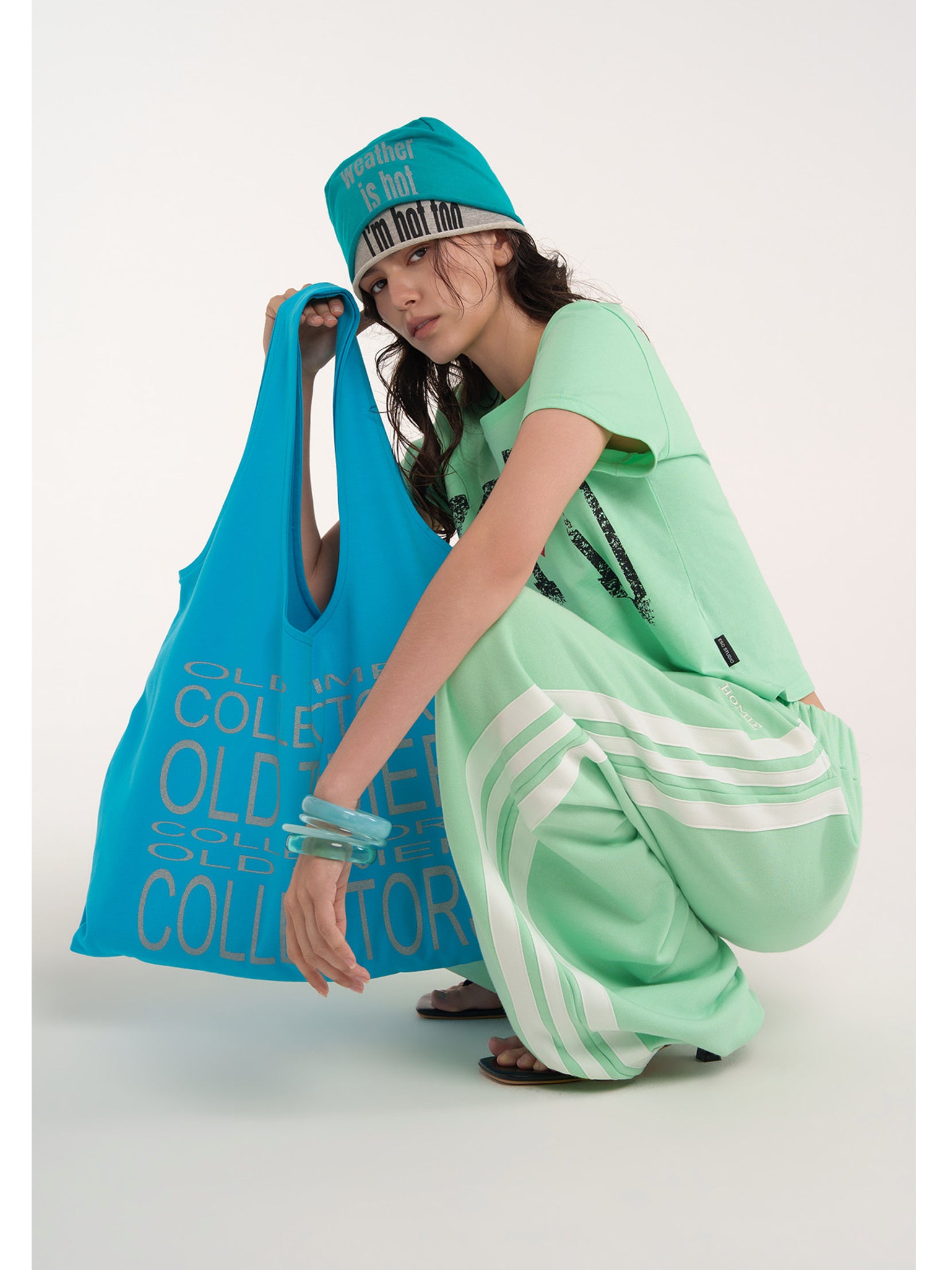 【ESC STUDIO】Big old timer market bag