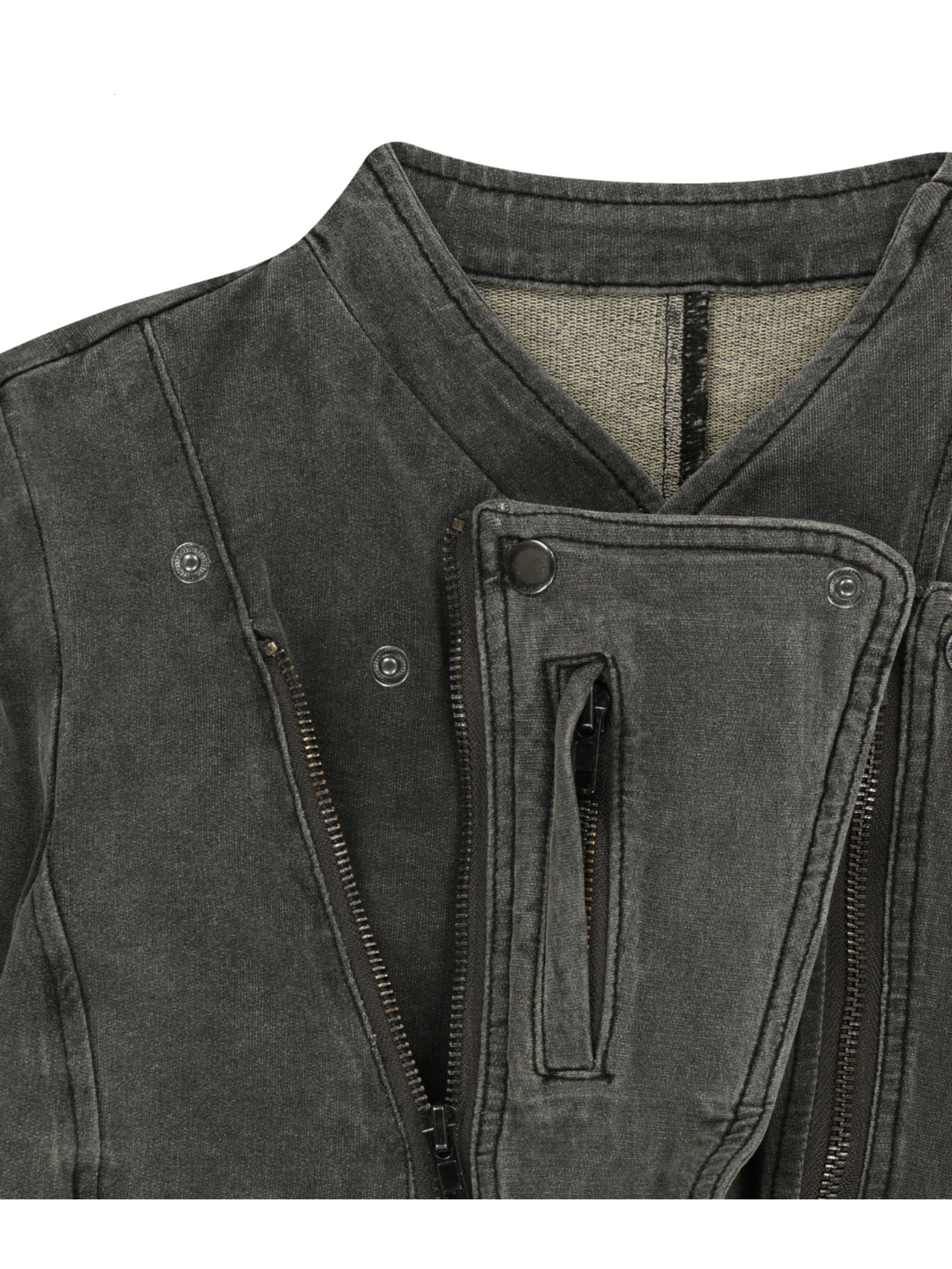【OJOS】Detachable Span Denim Jacket