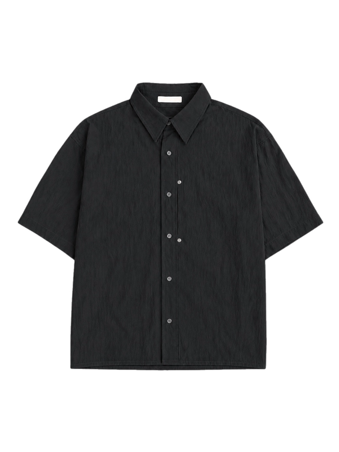 受注制【Chikashitsu +】cropped rivet shirt (3color)