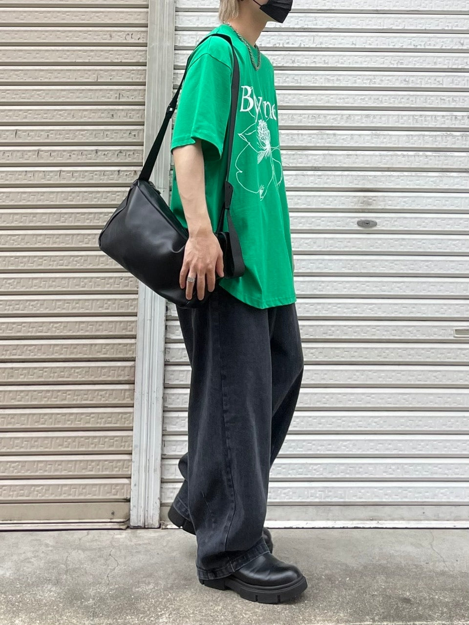 受注制【Chikashitsu +】super wide denim pants (4color)