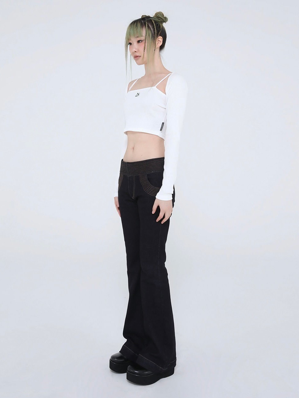 【Ugly shadow】DAILY CROP CARDIGAN