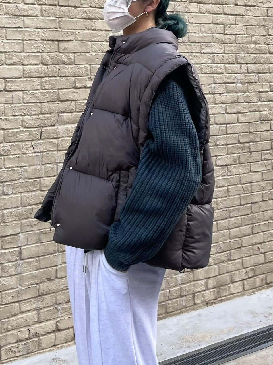 受注制【Chikashitsu +】2way padding jacket (4color)