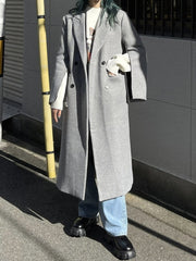 受注制【Chikashitsu +】arm zip gentleman coat (2color)