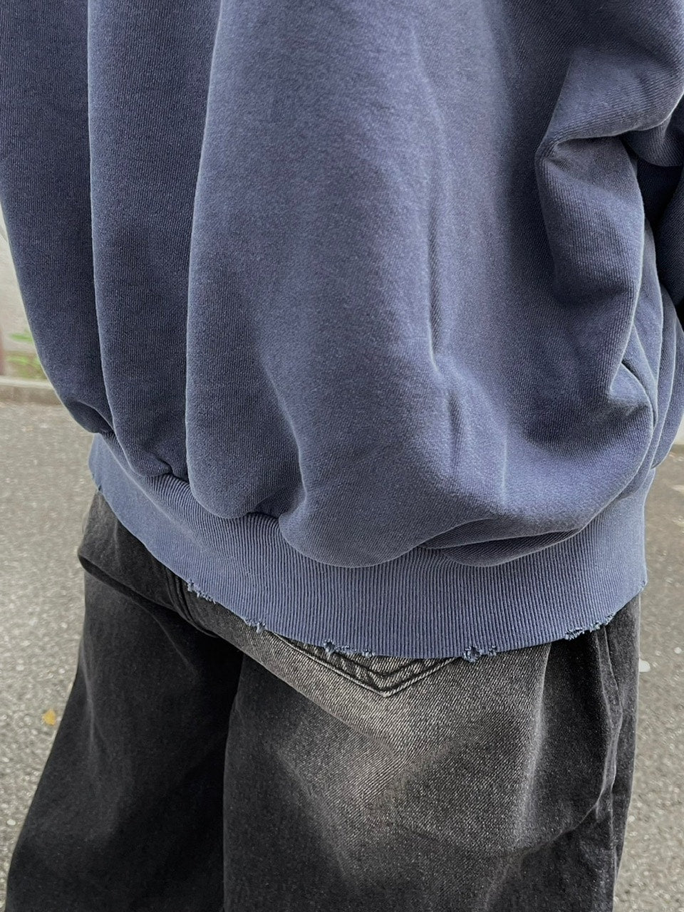 大阪店WEB限定受注制【Chikashitsu +】damage zip up hoodie (3color) / 【チカシツプラス】ダメージ長袖ジップアップパーカー