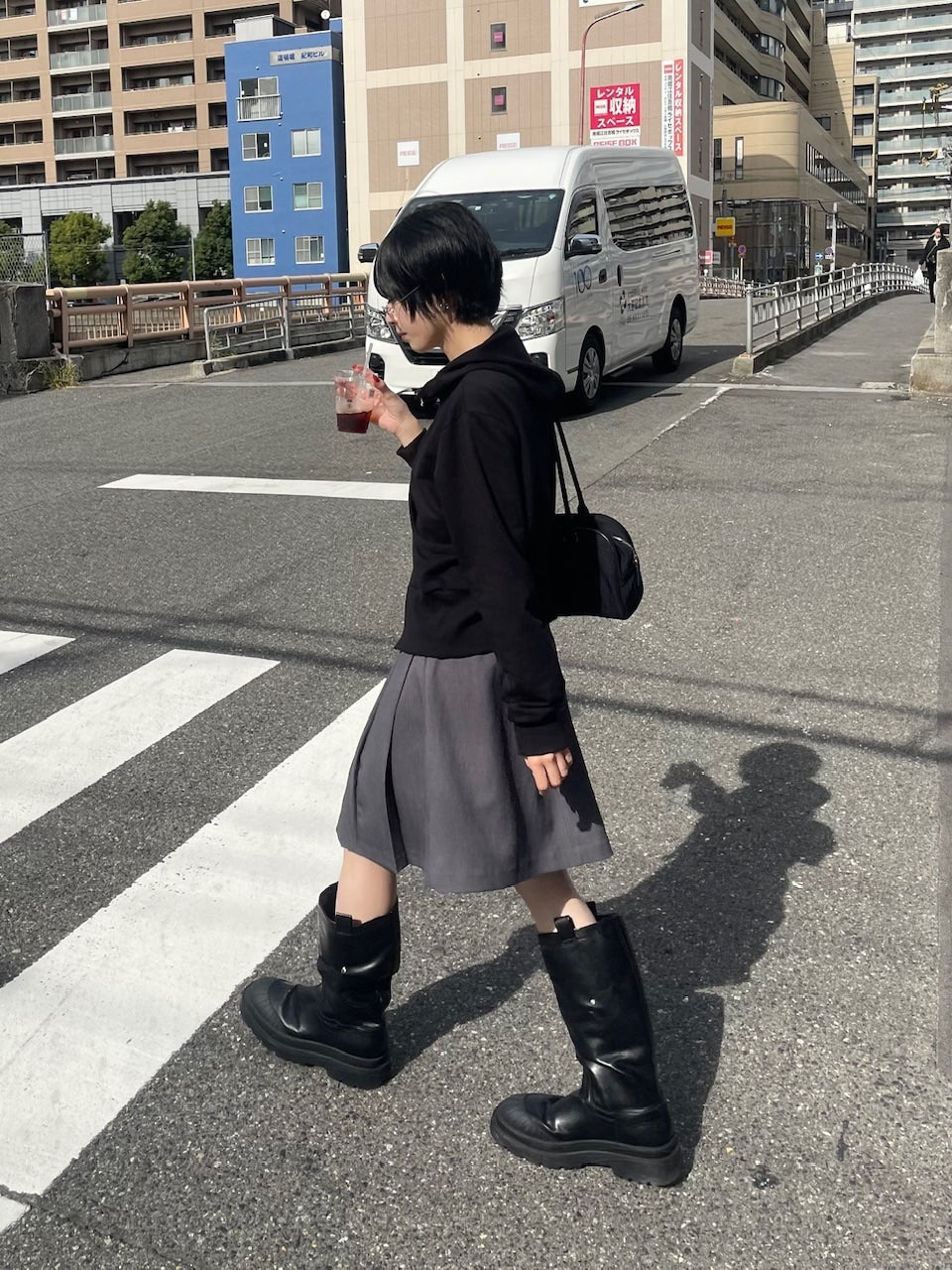 受注制【Chikashitsu +】pleats midi skirt (3color)