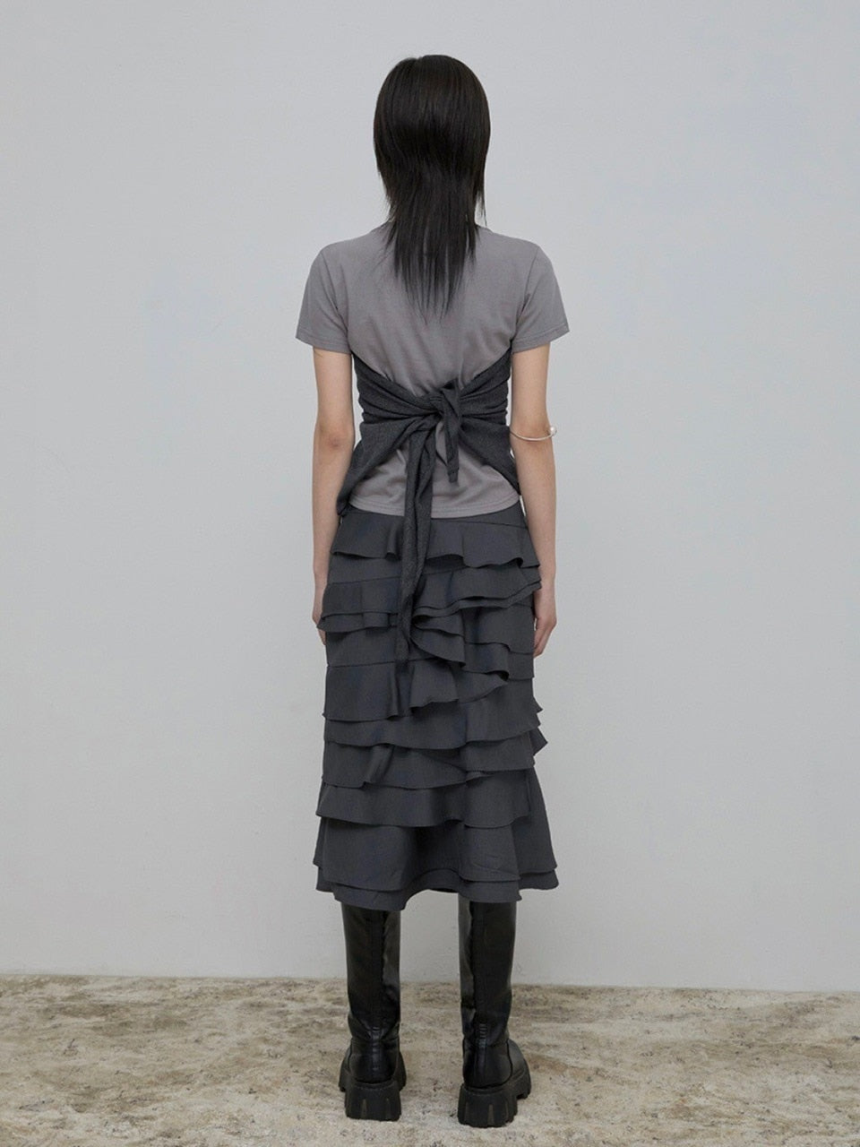 【FLAREUP】Bustier Layered T-Shirt