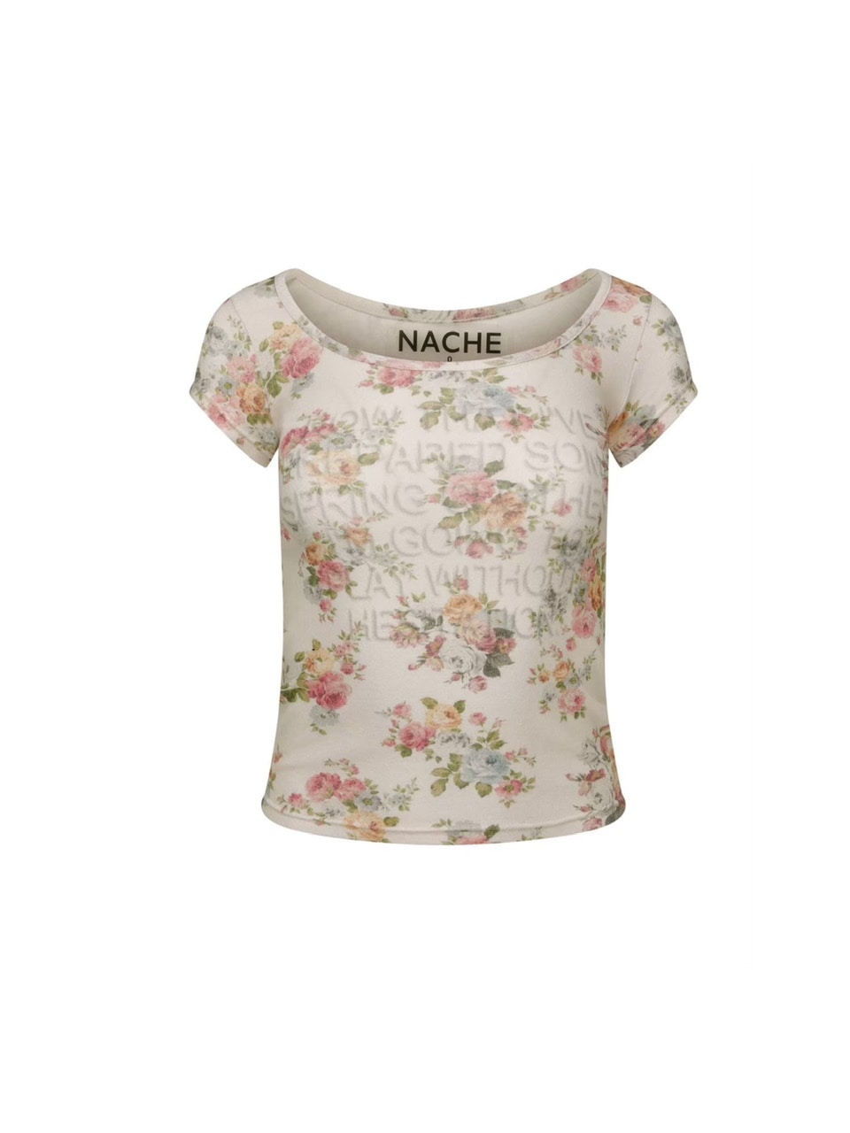 【NACHE】CONVEX PRINTED T-SHIRT