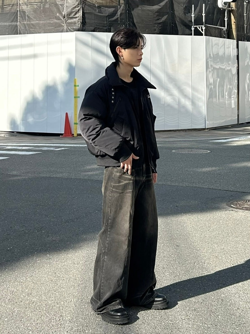 大阪店WEB限定【Chikashitsu +】stand neck padding jacket (2color)