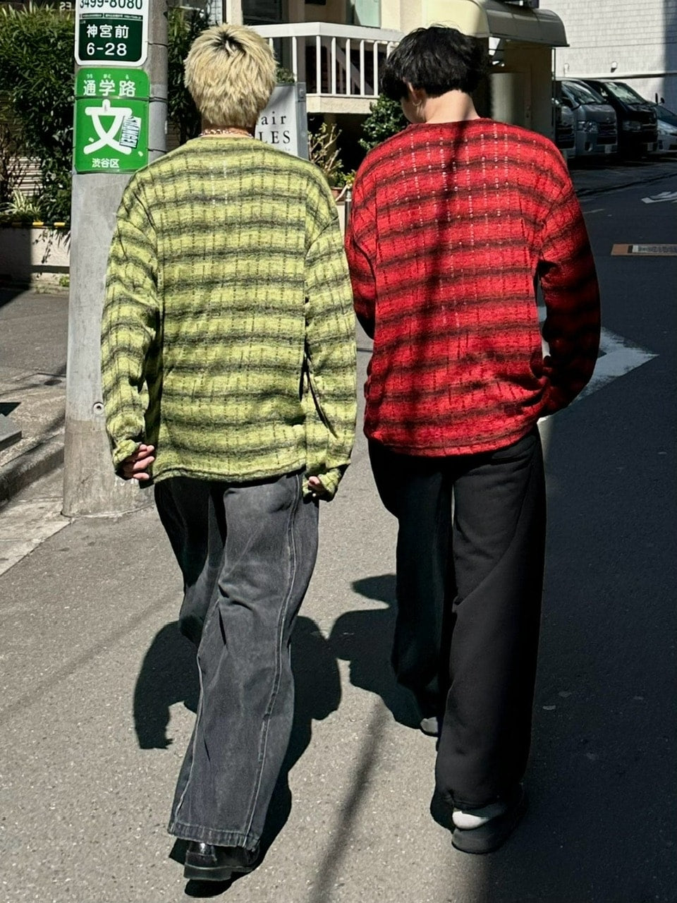 【Chikashitsu +】gradation border knit (5color) / 【チカシツプラス】グラデーションボーダー長袖ニット