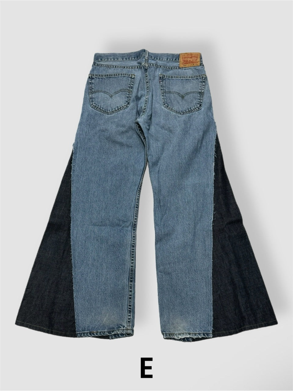 【Re +】newold docking flare denim pants (blue)