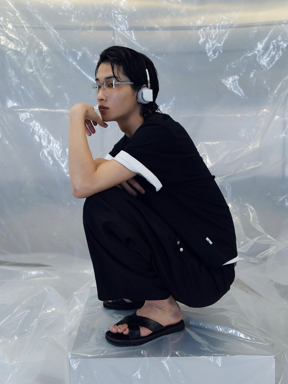 【CS】2-PIECE CROPPED PACK TEE