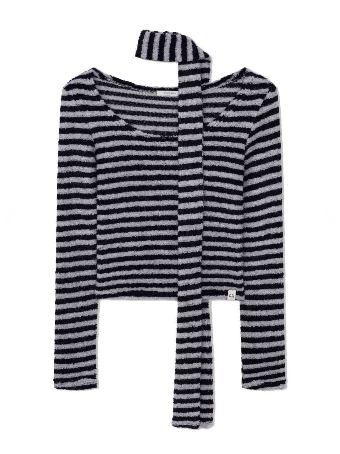 12/21 20:00 再販【Uglyshadow】SCARF ROUND T-SHIRT