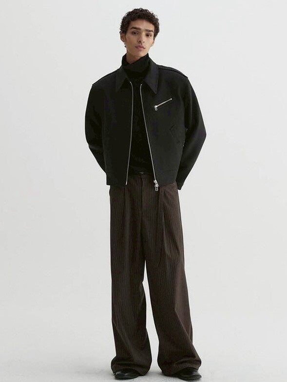 【DNSR】Cinched Stripe Slacks