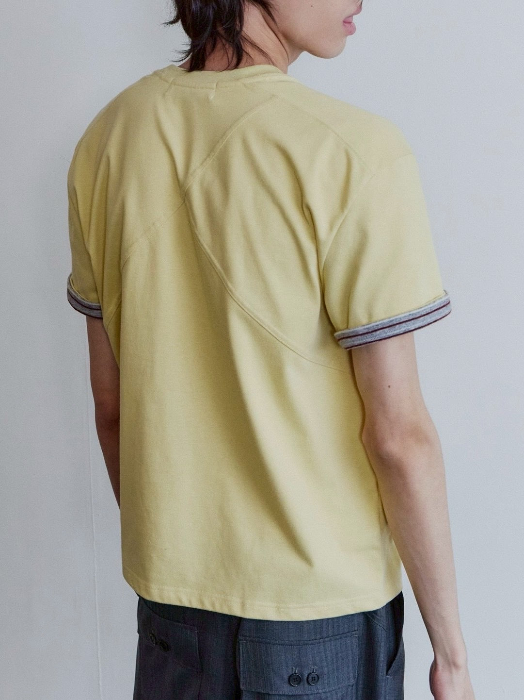 【Waviness】Stripe Layered T-shirts