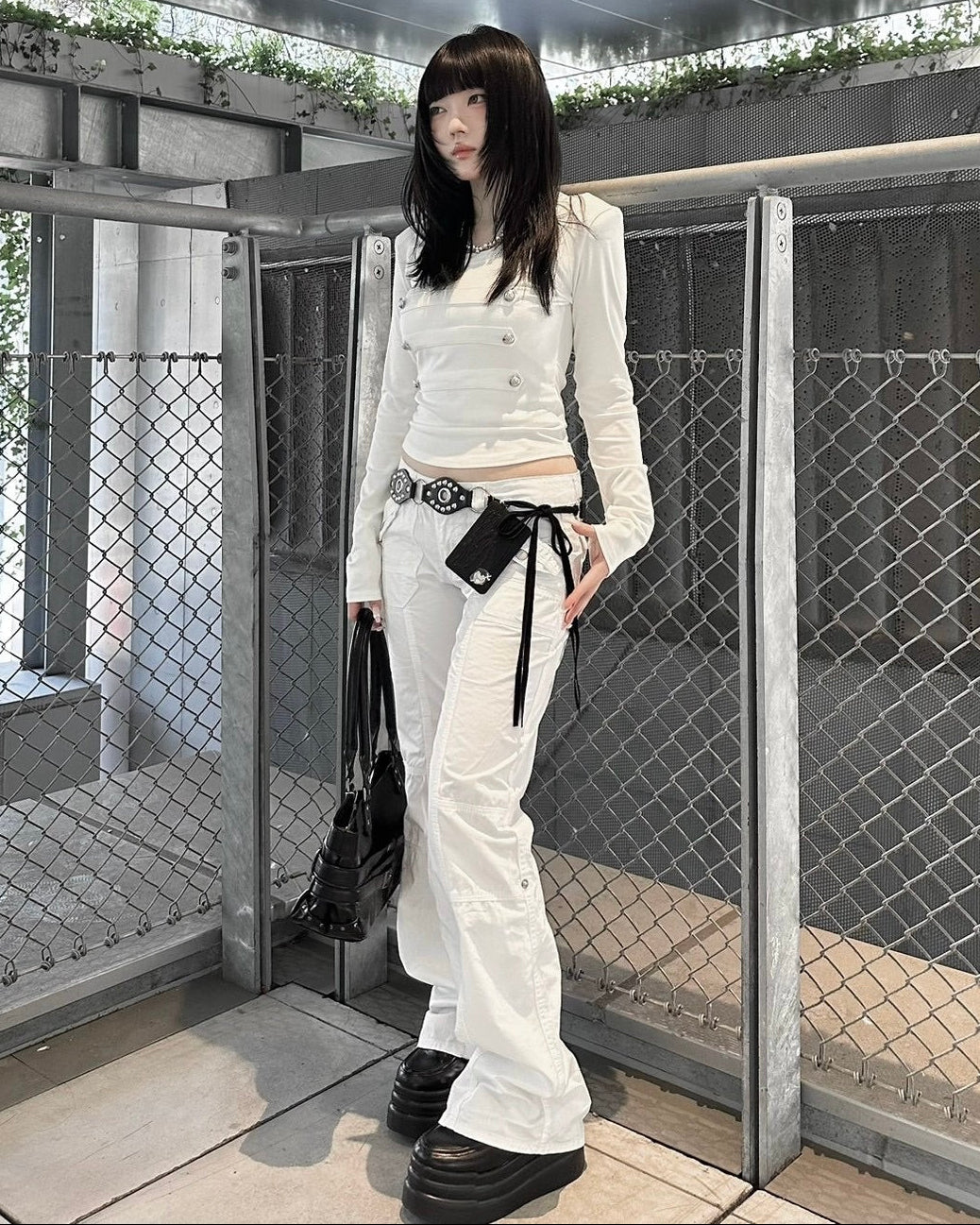 受注制【nmtc+】Napoleon Button Top (2color)
