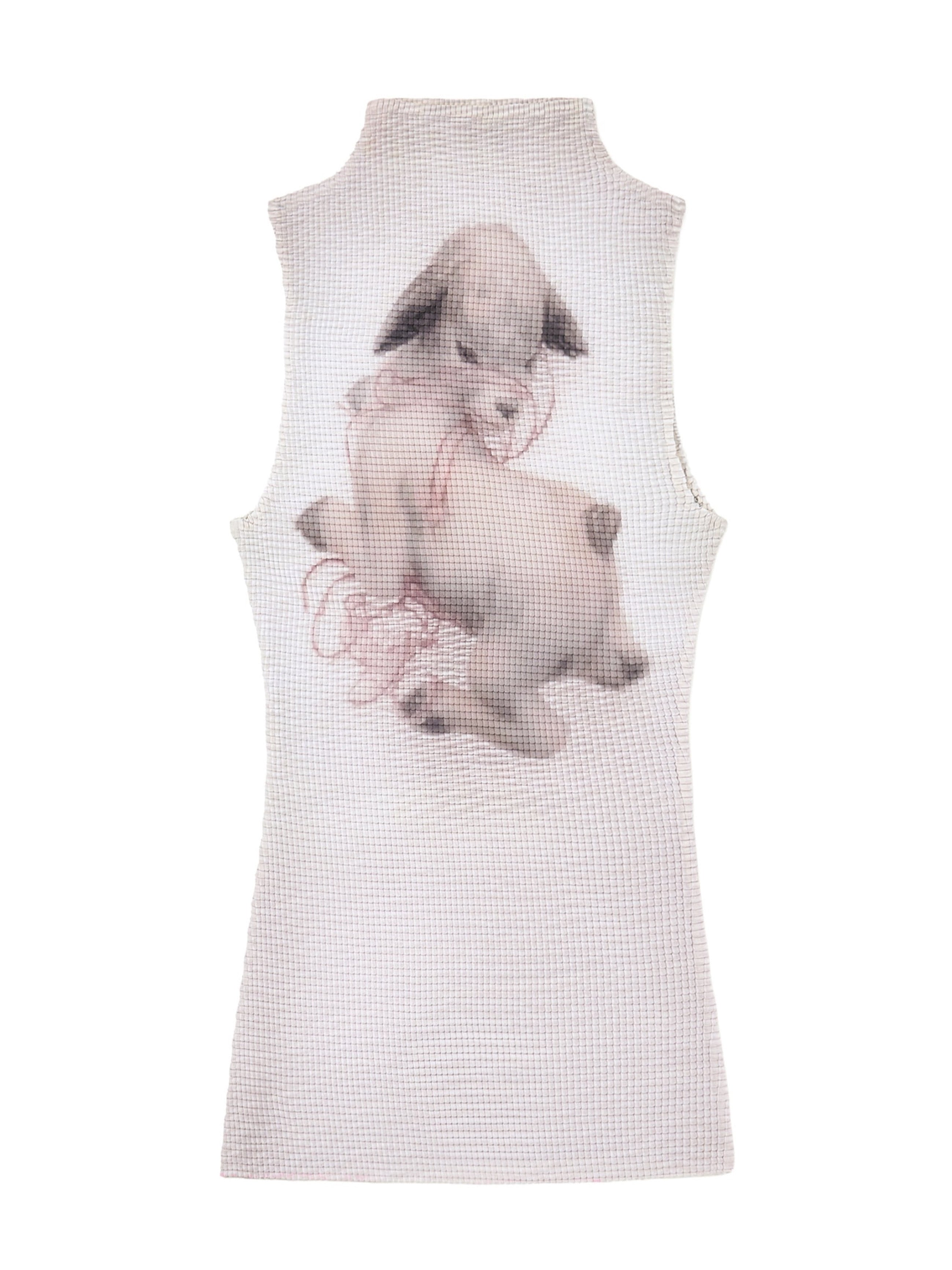 【bonnae】Pleated mini dress