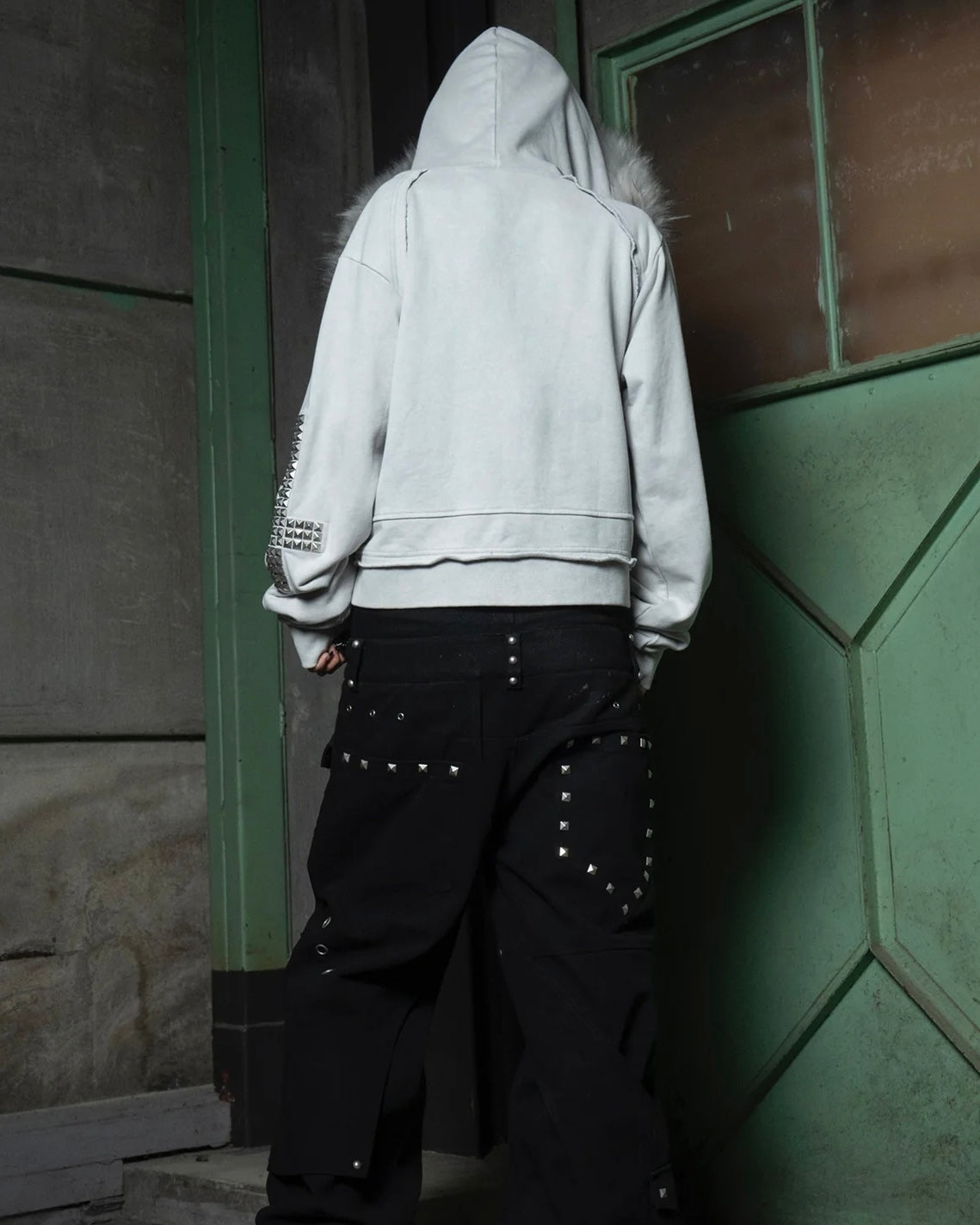 【TYPE SHADE】SAGGING STUDS W WEST DENIM