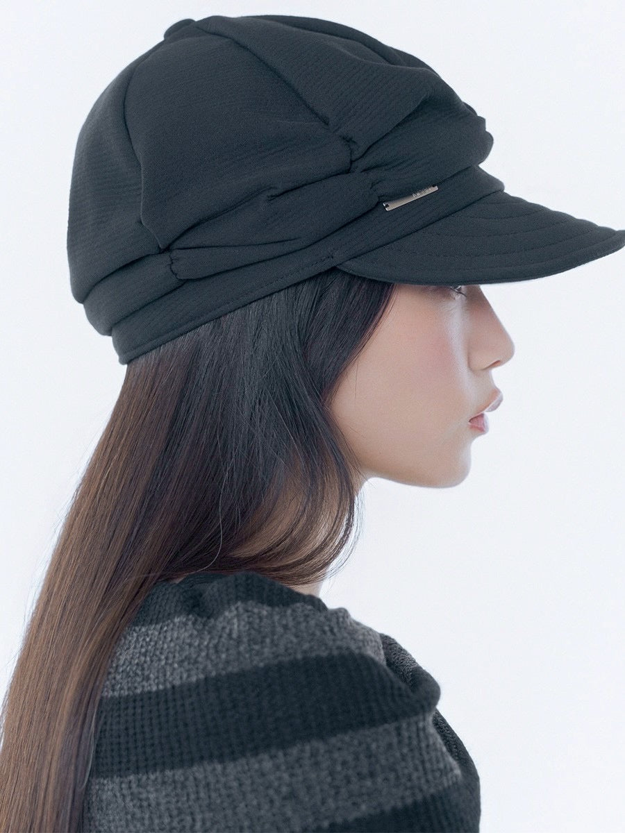 【Miseki seoul】Pleats shirring cap