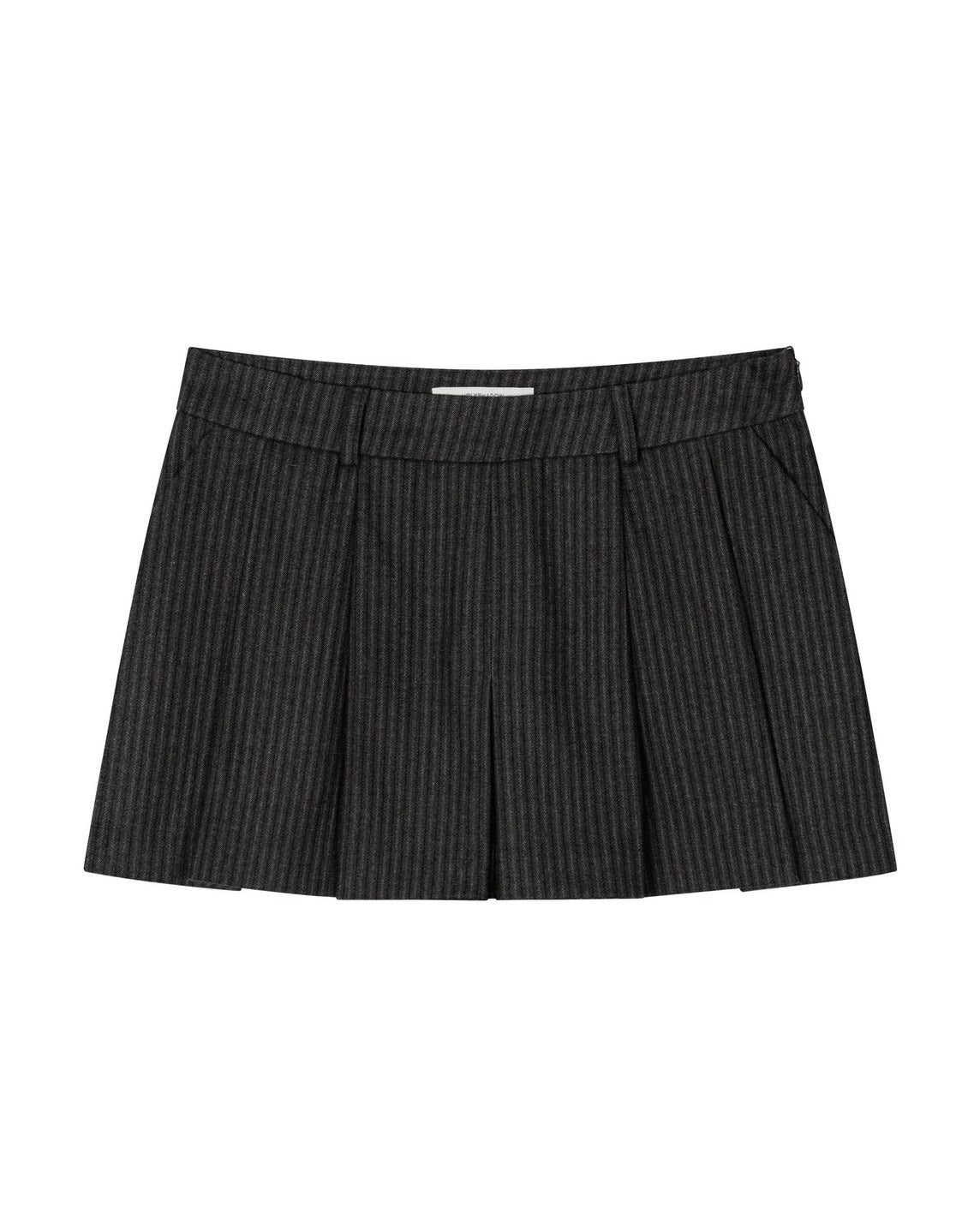 【Uglyshadow】STRIPE PLEATED PANTS
