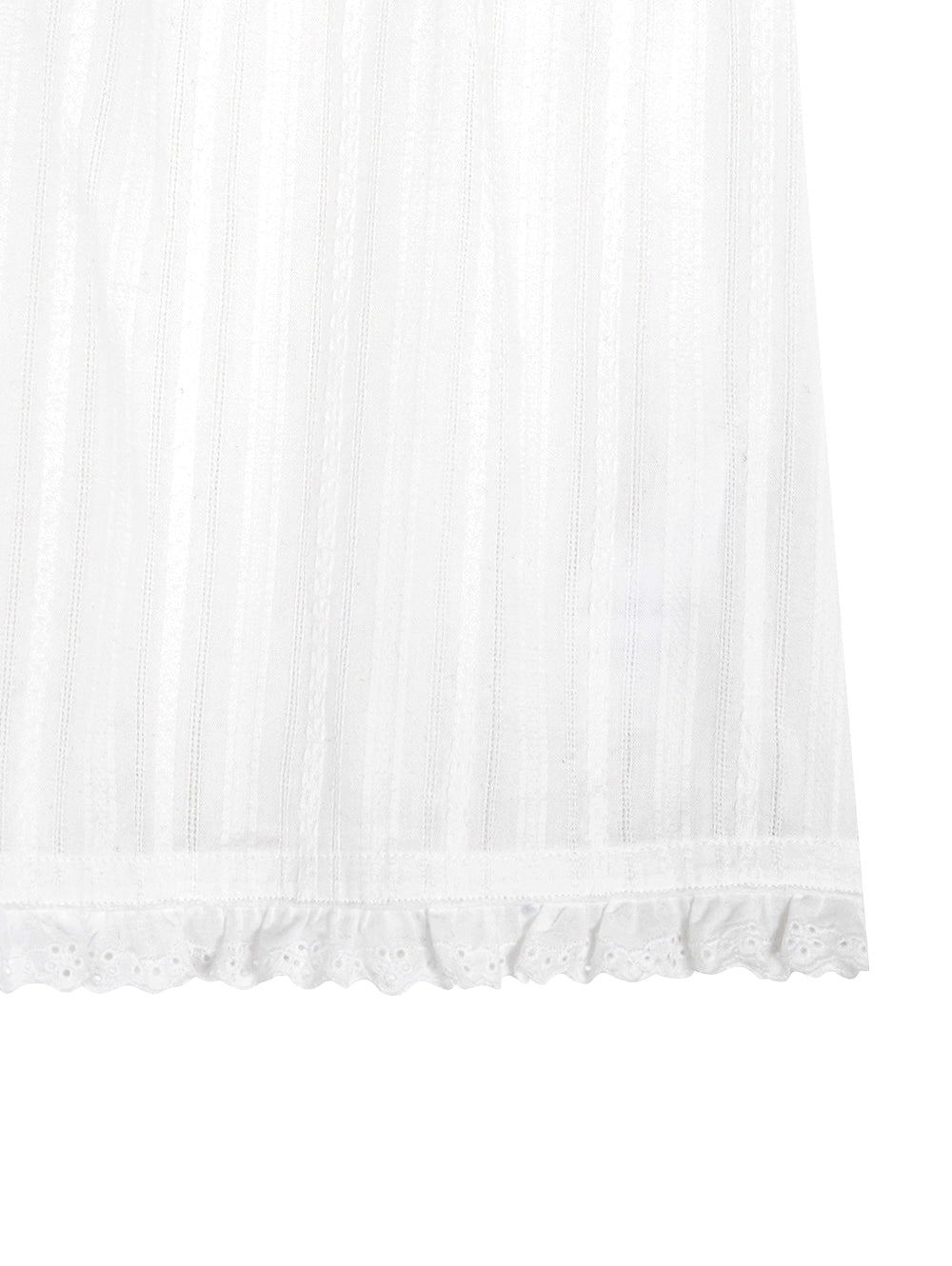 【TUOMIO】PUFF SLEEVES RIBBON BLOUSE