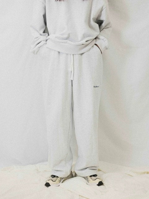 【Chikashitsu + ORIGINAL】loose logo sweat pants (3color)