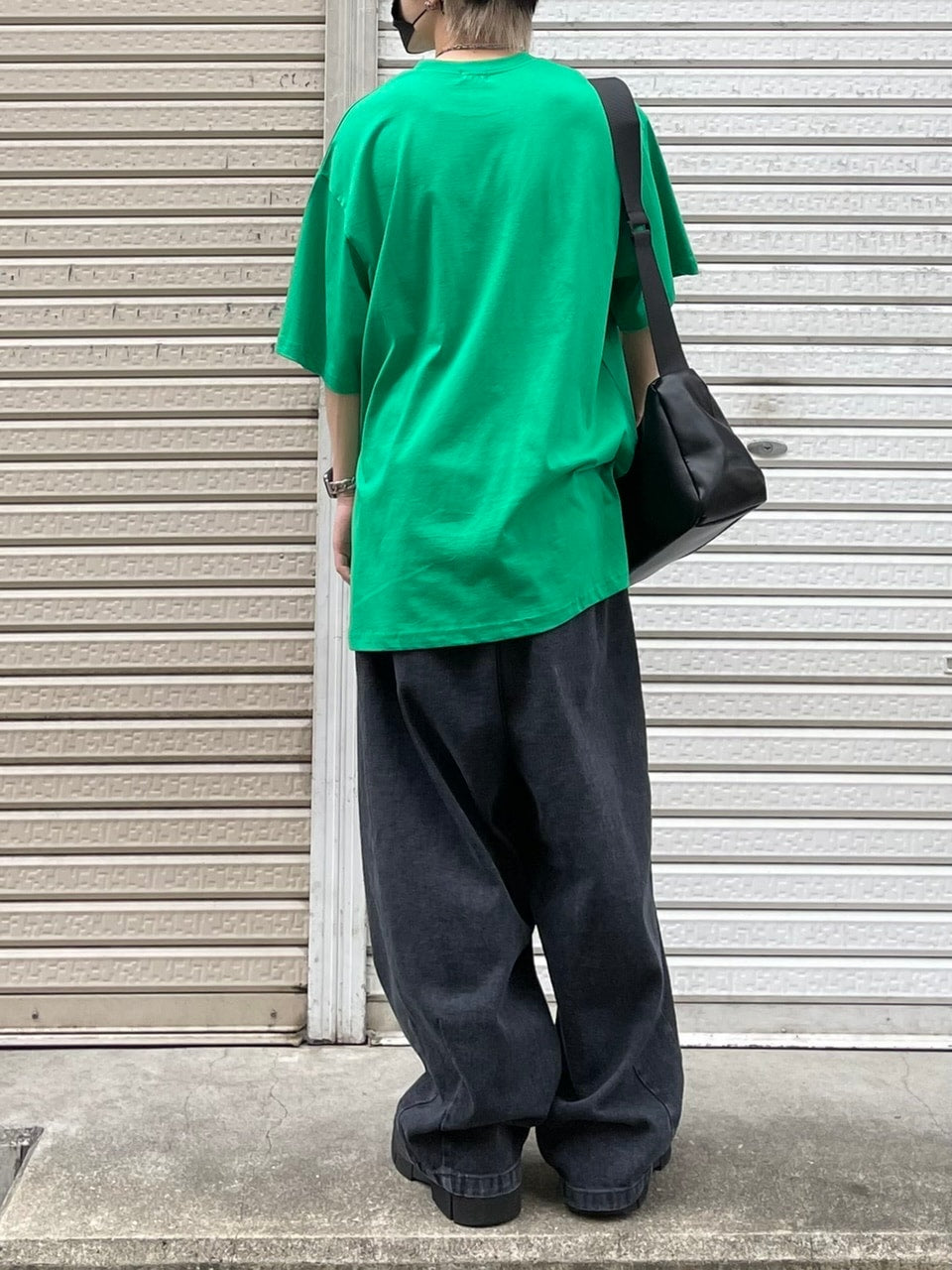 受注制【Chikashitsu +】super wide denim pants (4color)