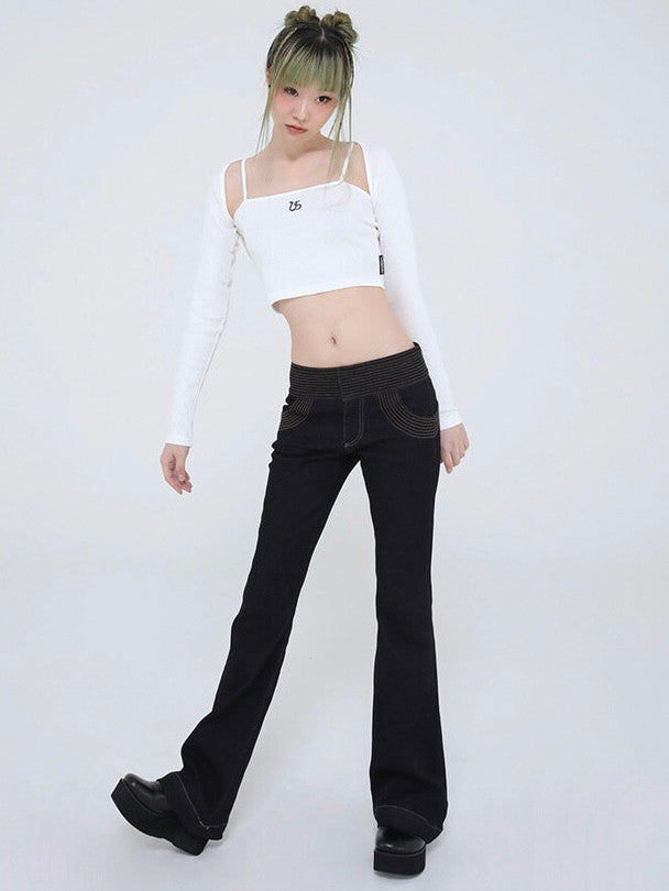 【Ugly shadow】DAILY CROP CARDIGAN