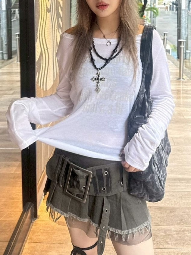 【ROCK CAKE】Funk Mesh Top