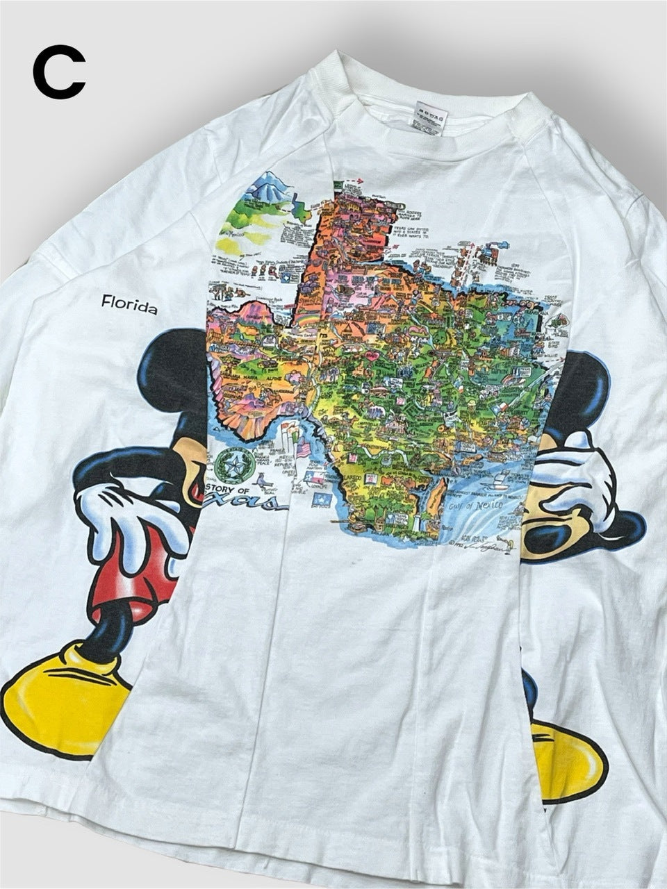 【Re +】cutting switch long sleeve (white)