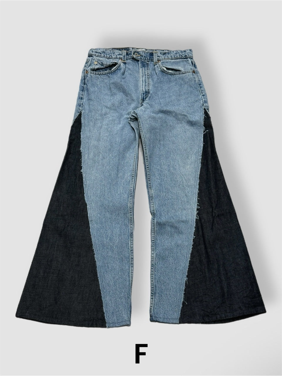 【Re +】newold docking flare denim pants (blue)