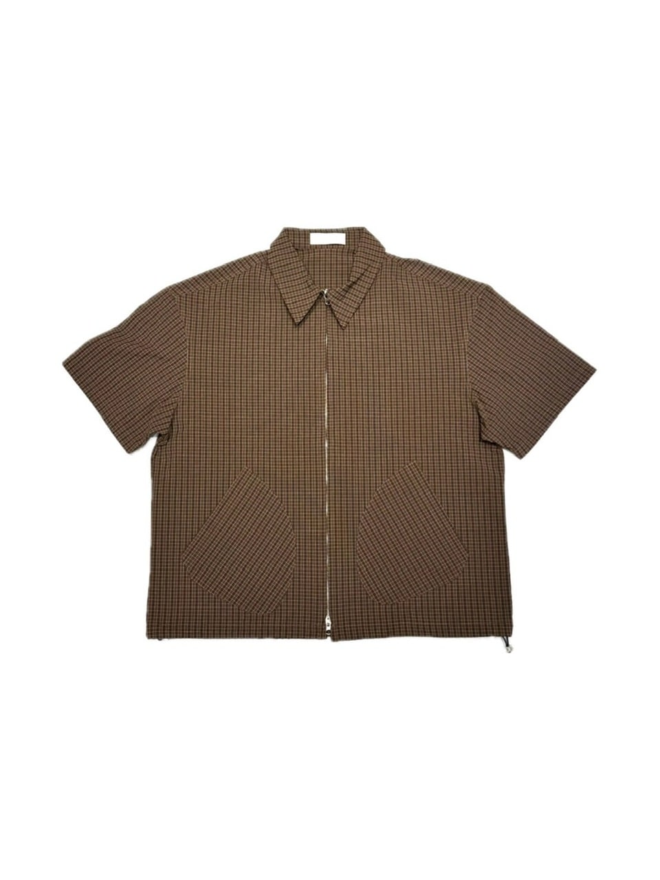 受注制【youll】cropped check shirt jacket (3color)