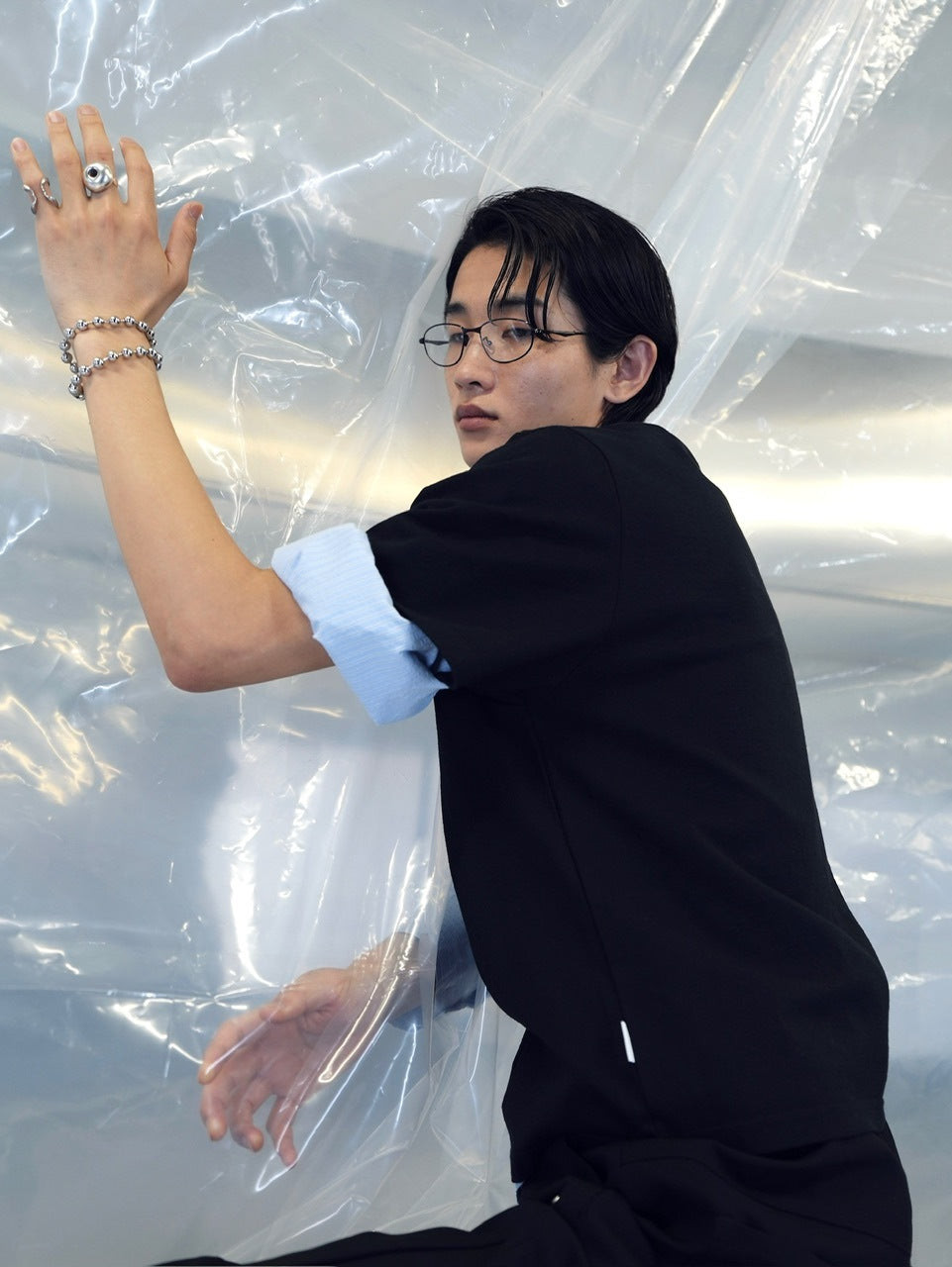 【CS】2-PIECE CROPPED PACK TEE