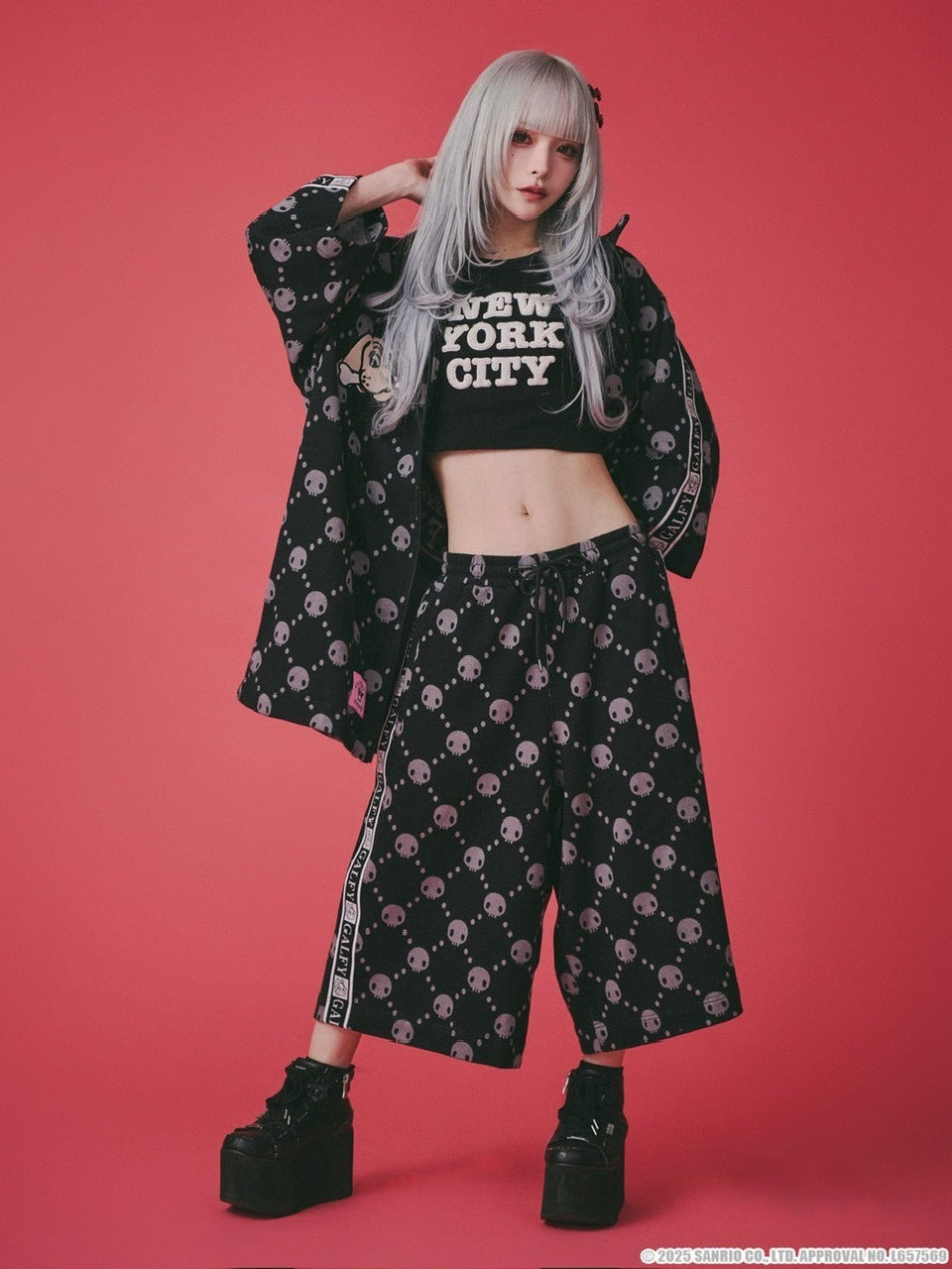 【GALFY×KUROMI】ドクロだらけ夏セットアップ