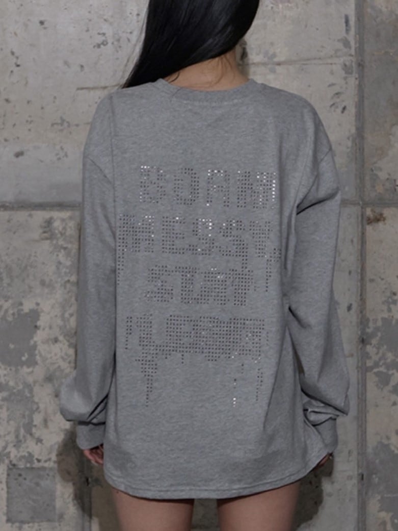 【FANCY CLUB】FF LETTERING LONG SLEEVE / 【ファンシークラブ】ＦＦレタリング長袖Ｔシャツ