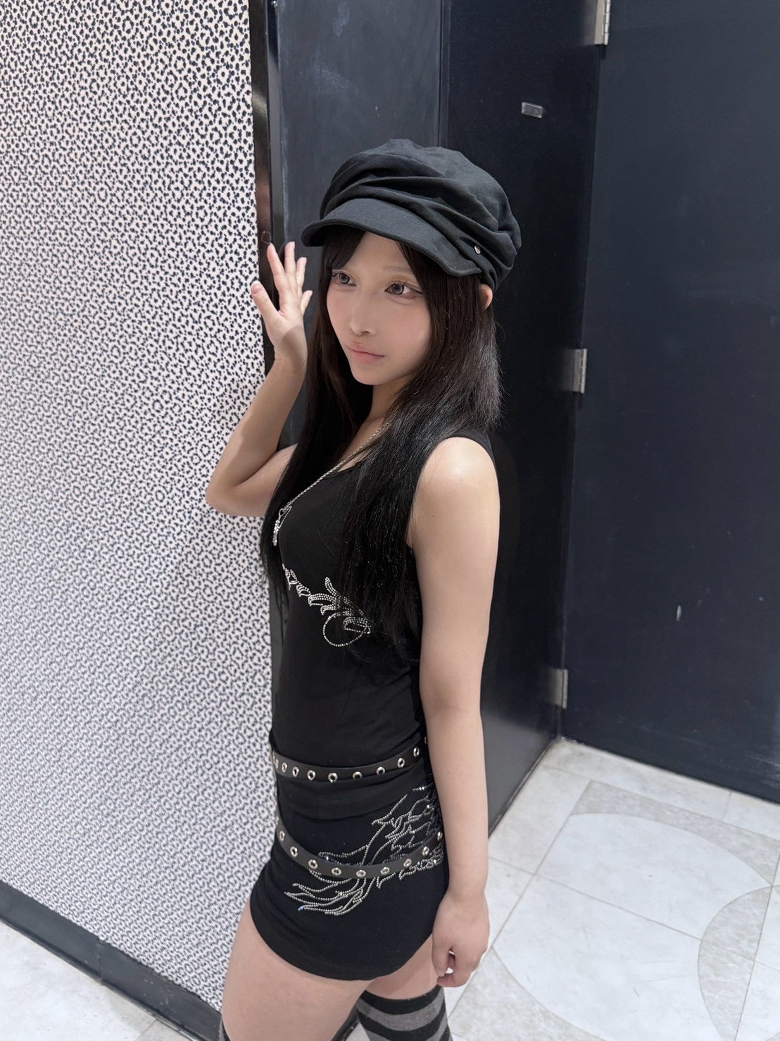 受注制【nmtc+】Rivet Shirring Casquette (2color)